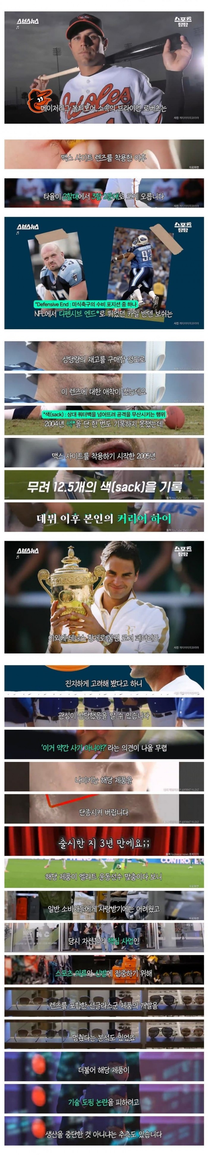 엘리트 운동선수들을 위한 슈퍼 렌즈