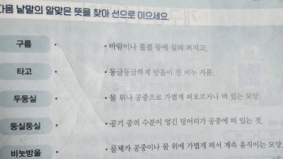 요즘 초등학교 1학년 독해 문제 난이도 수준