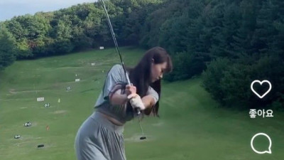 김은선 프로 골퍼 뒷태