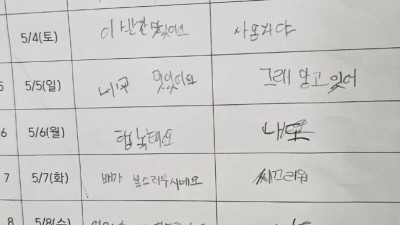 엄마가 나더러 시끄럽다고 한다