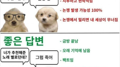 나쁜 답변과 좋은 답변.gpt