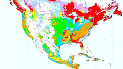 세계 토지 비옥도 지도