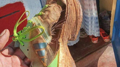 구매한 지 3개월 지난 러닝화 상태