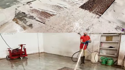 60년동안 빨지않은 카페트 세탁하기