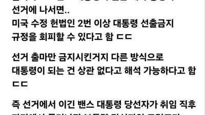 트럼프 3기 집권플랜?...덜덜