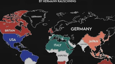 히틀러가 구상한 2차대전이 끝난 후의 세계
