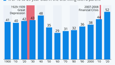 정말 심각하다는 미국의 캥거루족 비율 근황